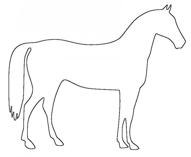 clipart horse template