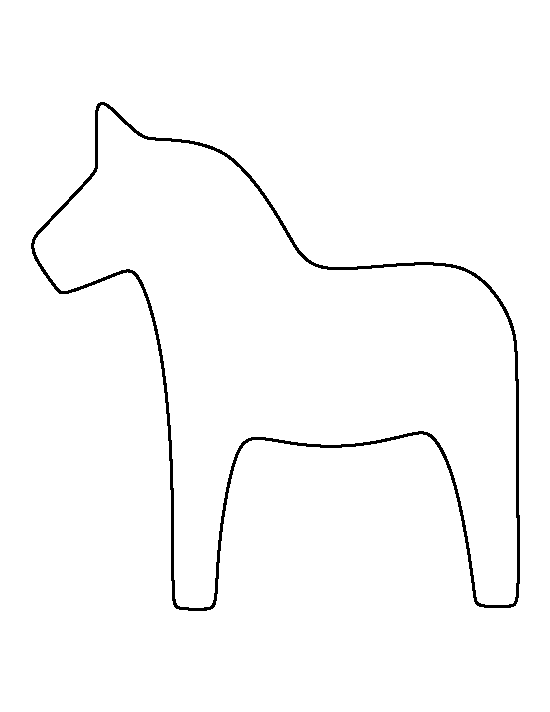 Horses template