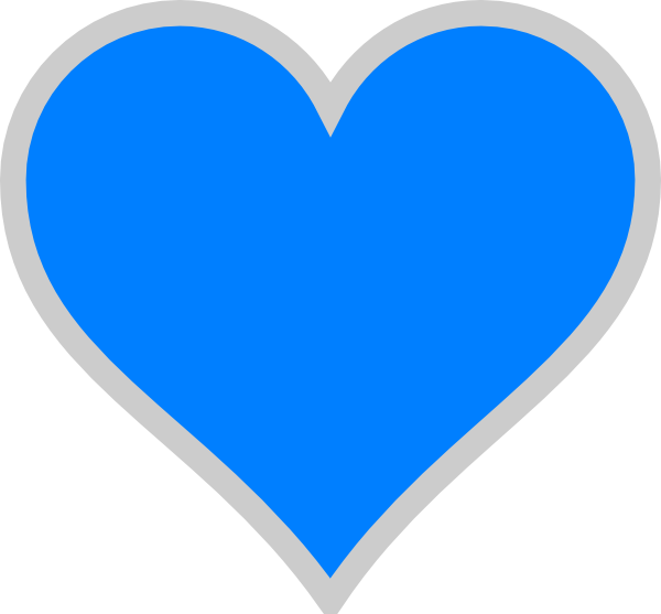 clipart love blue