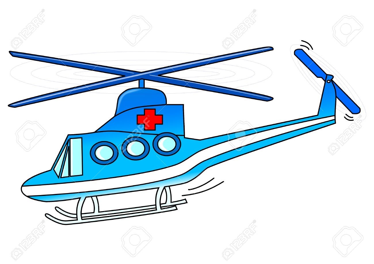Голубой вертолет рисунок