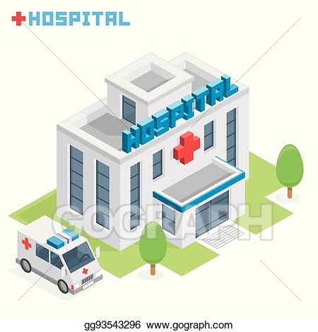 clipart hospital hospital building