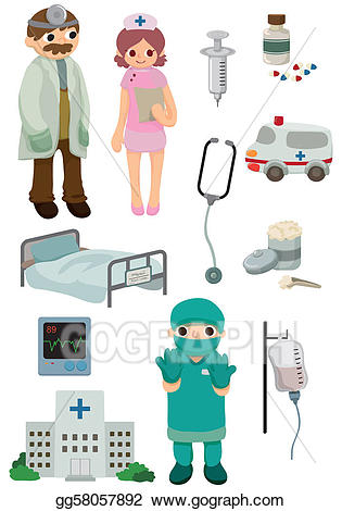 clipart hospital illustration