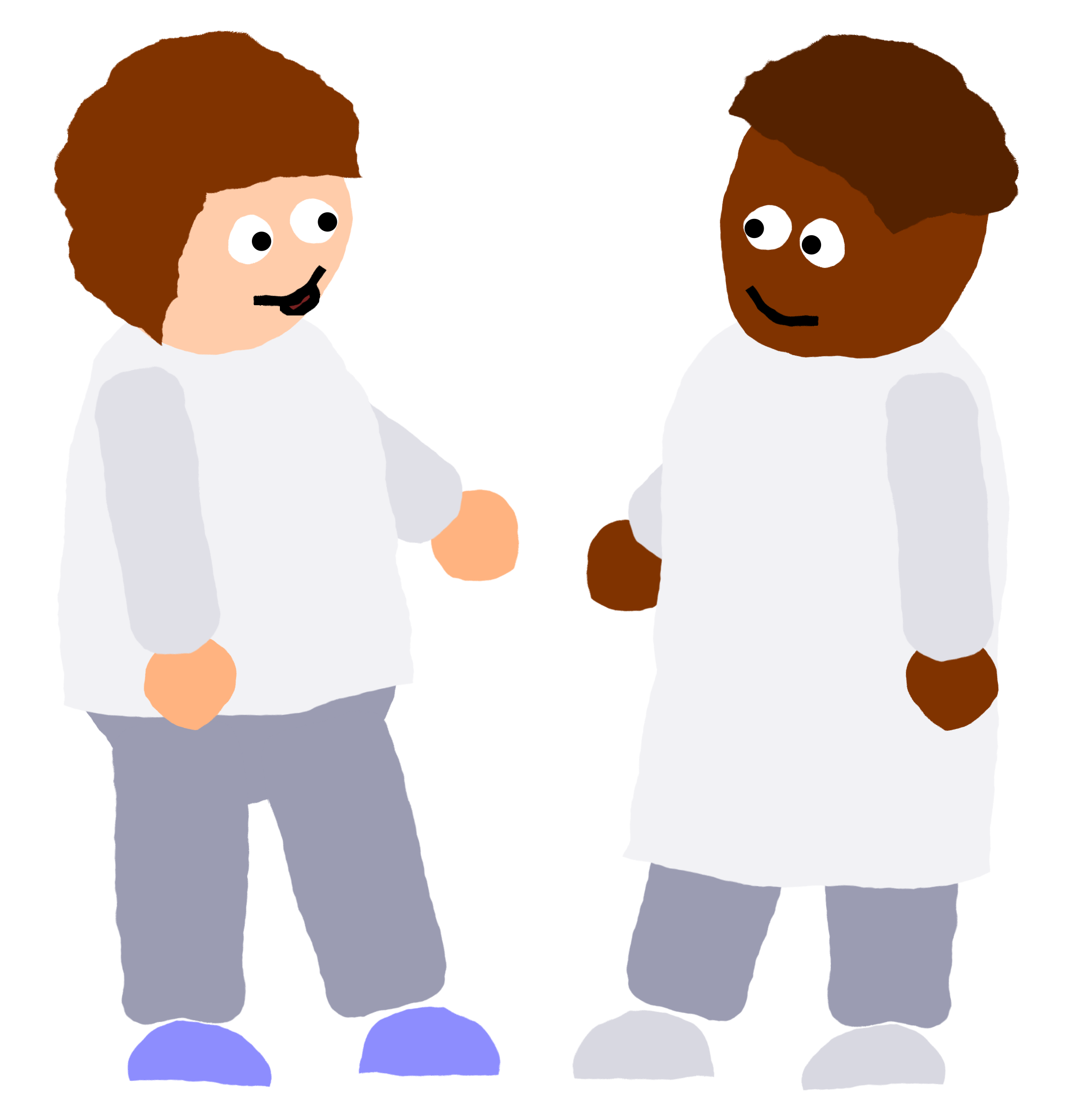 clipart hospital interaction
