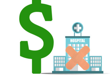 clipart hospital money