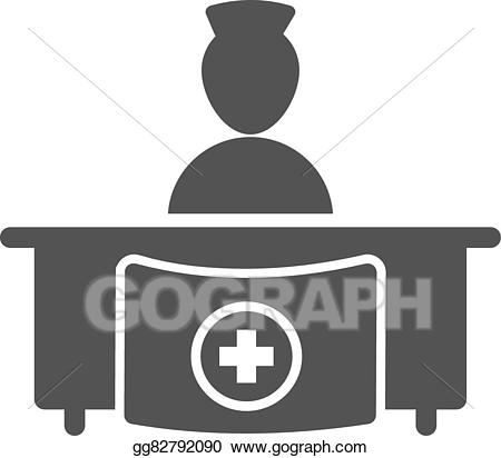 receptionist clipart hospital