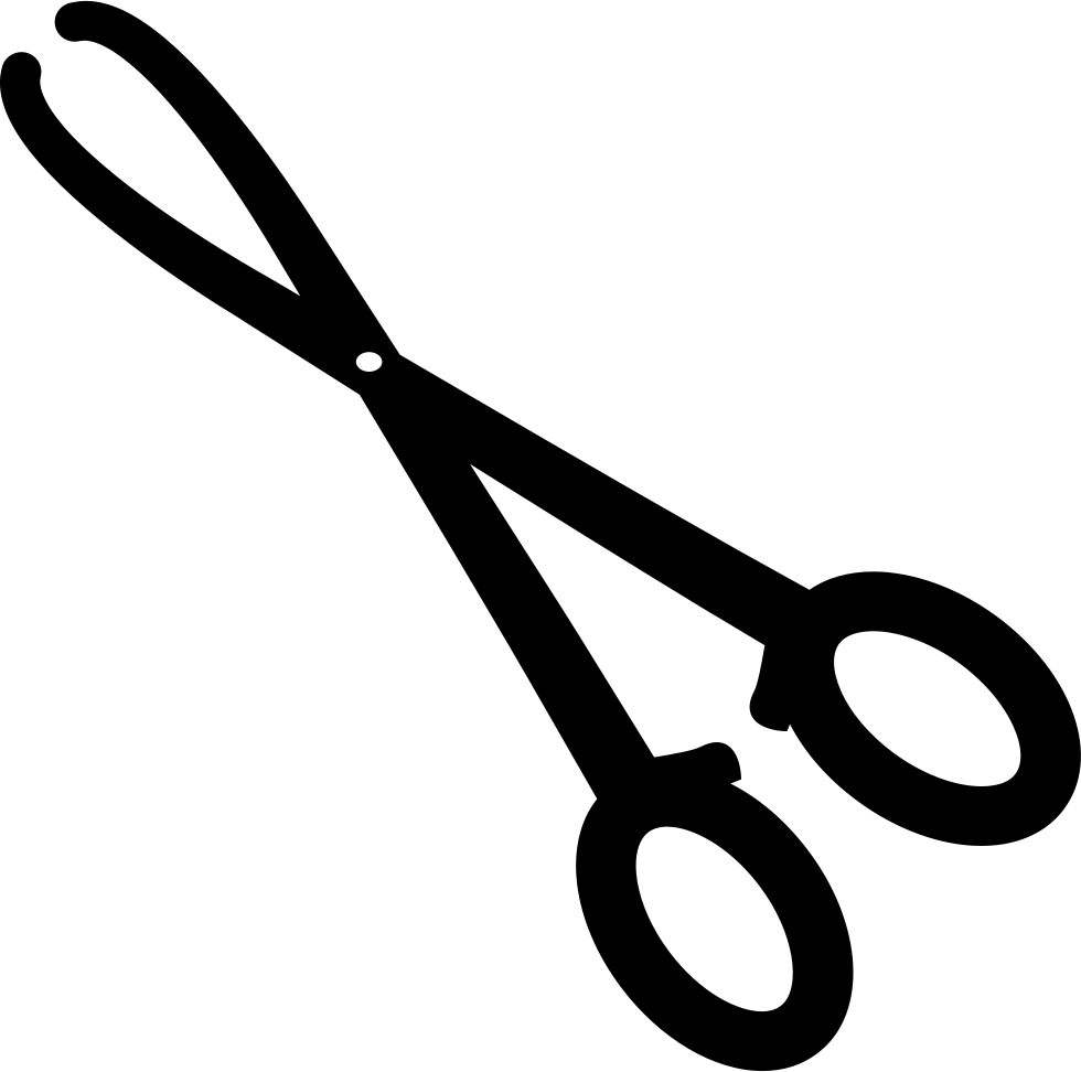 Forceps svg png icon. Medical clipart scissors