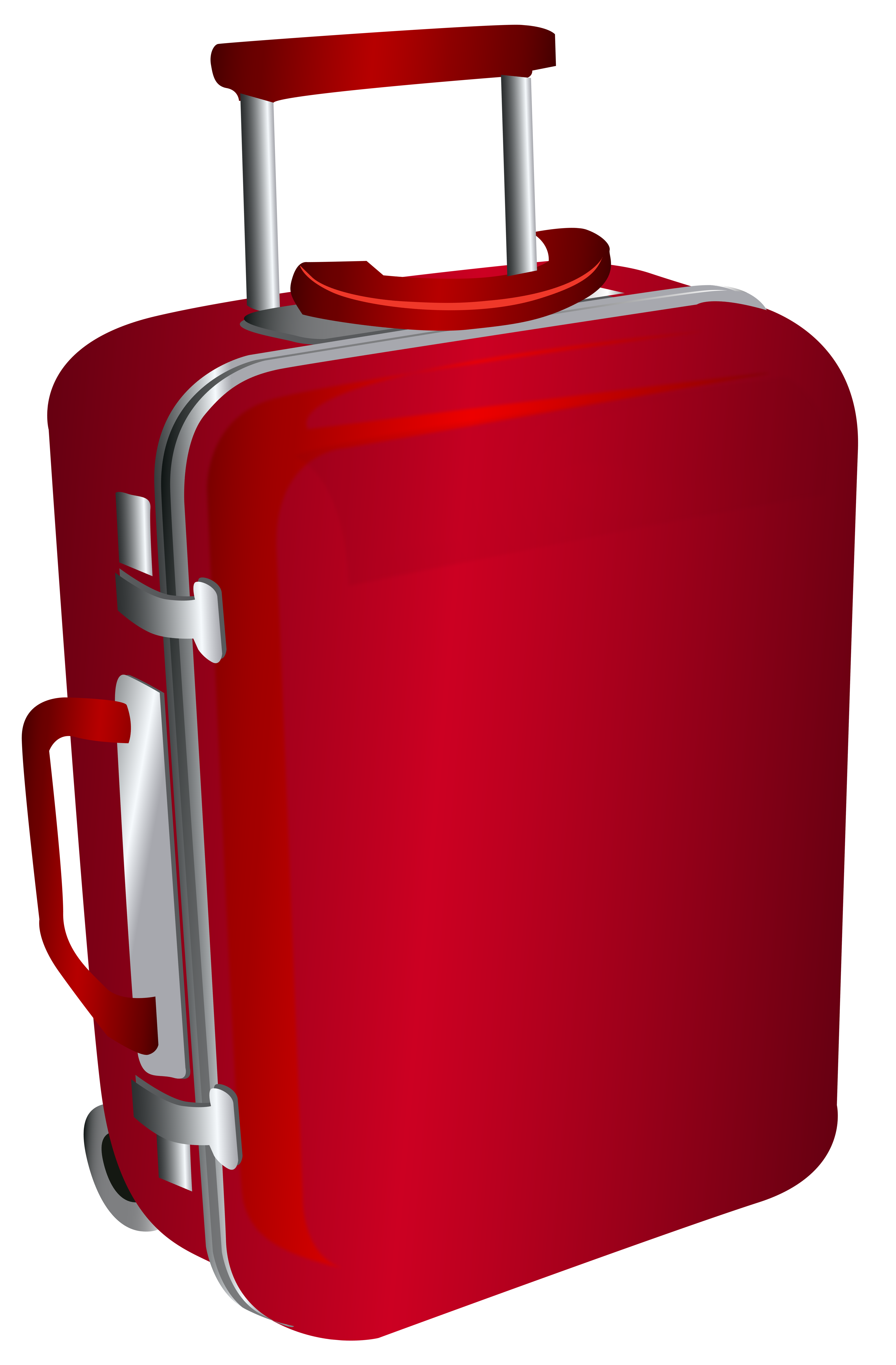 Clipart hospital trolley. Red travel bag png
