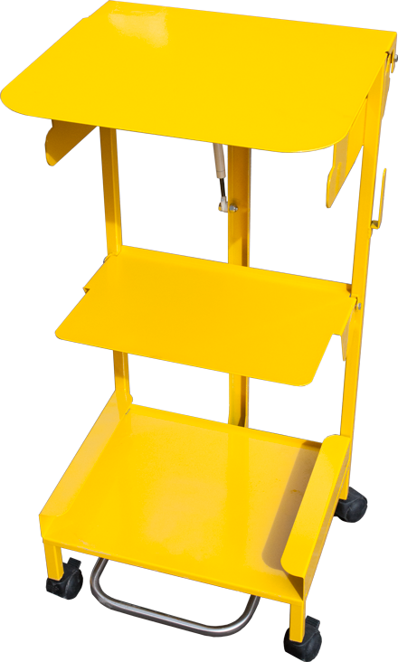 Mobile sharps bin trolleys. Clipart hospital trolley