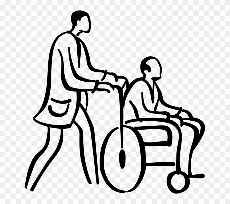 hospital clipart wheelchair