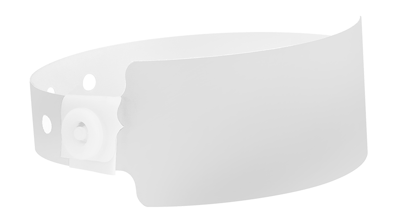 White wristbands tyvek plastic. Clipart hospital wristband