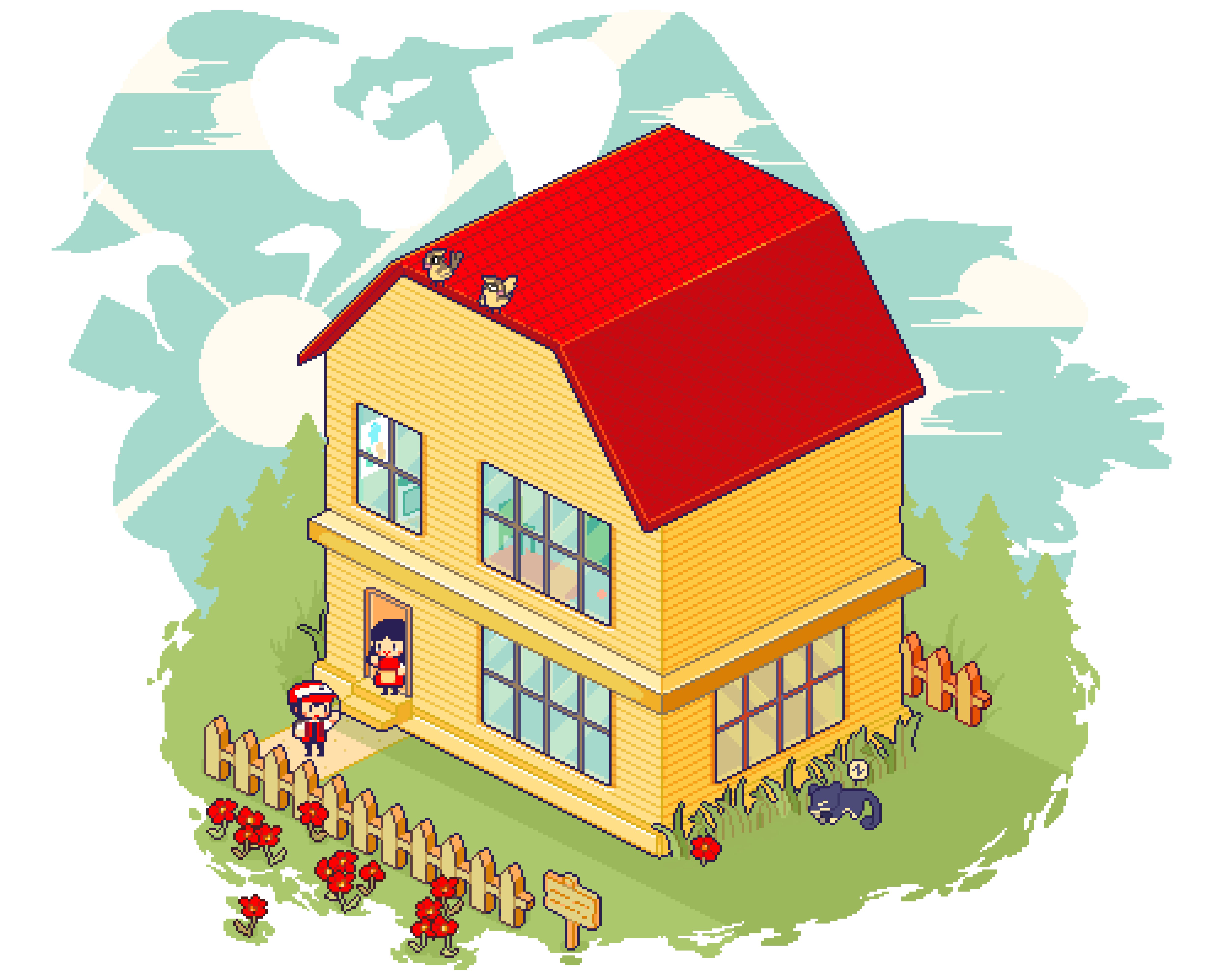 House clipart animated gif, House animated gif Transparent FREE for