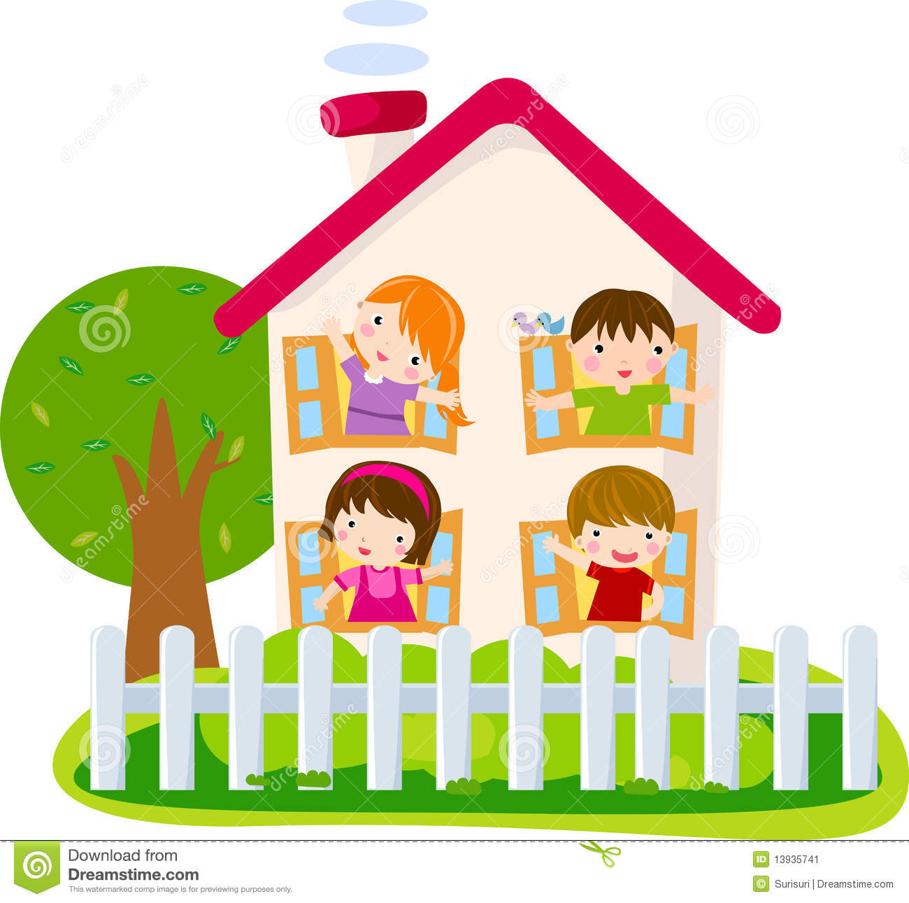 clipart house baby