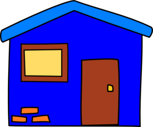 clipart house colored