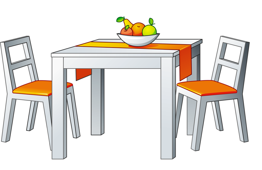 clipart house dining room