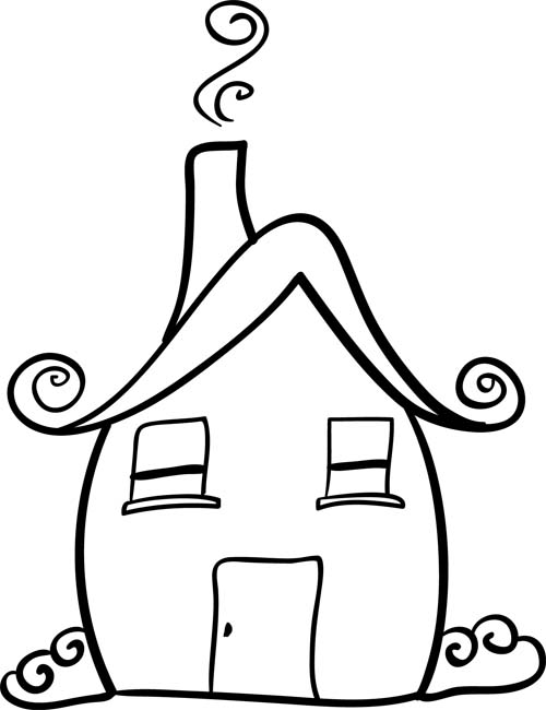 Clipart house doodle. Cliparts zone 