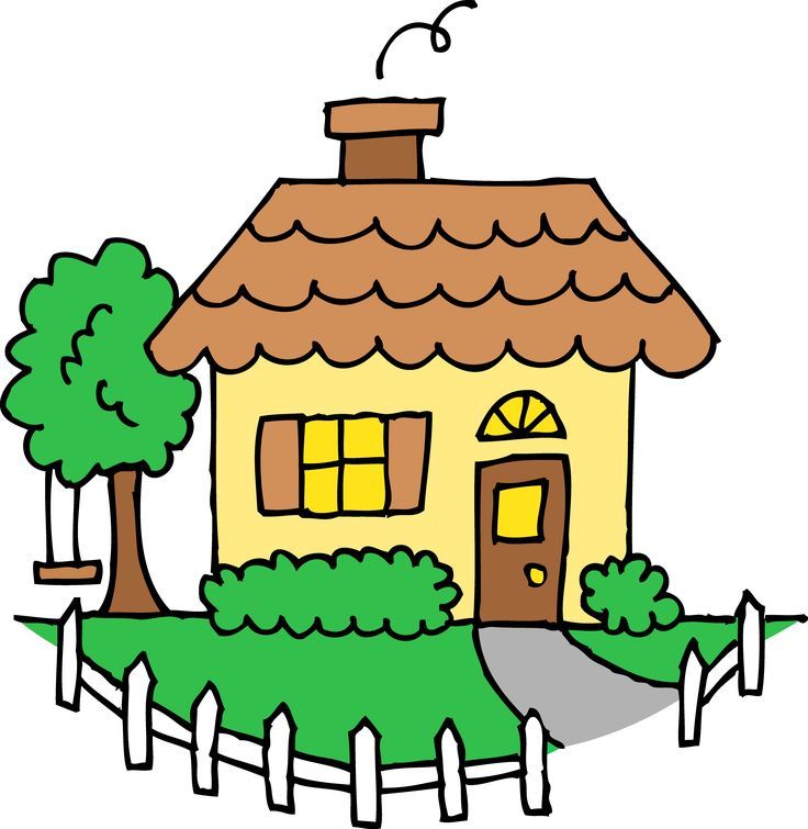 Quick and instant home. Houses clipart easy