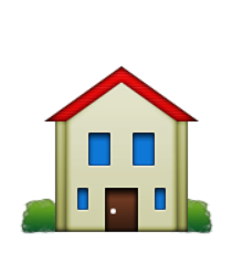 clipart house emoji