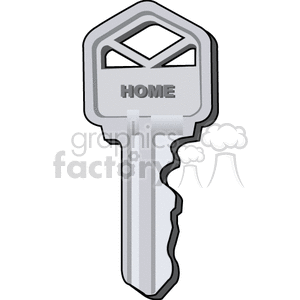 key clipart house key