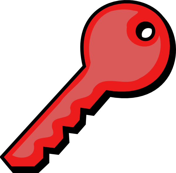 red clipart keys