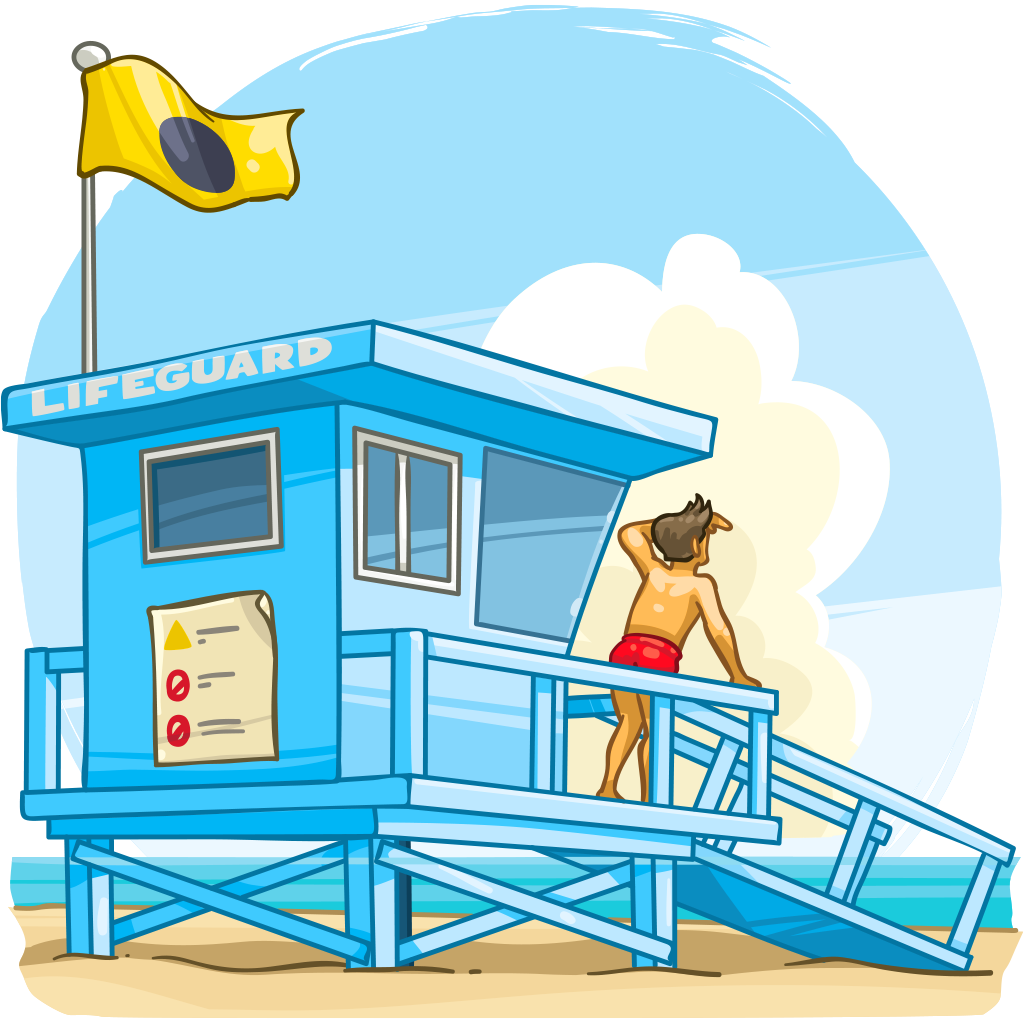 Clipart house lifeguard. Item detail blackball flag