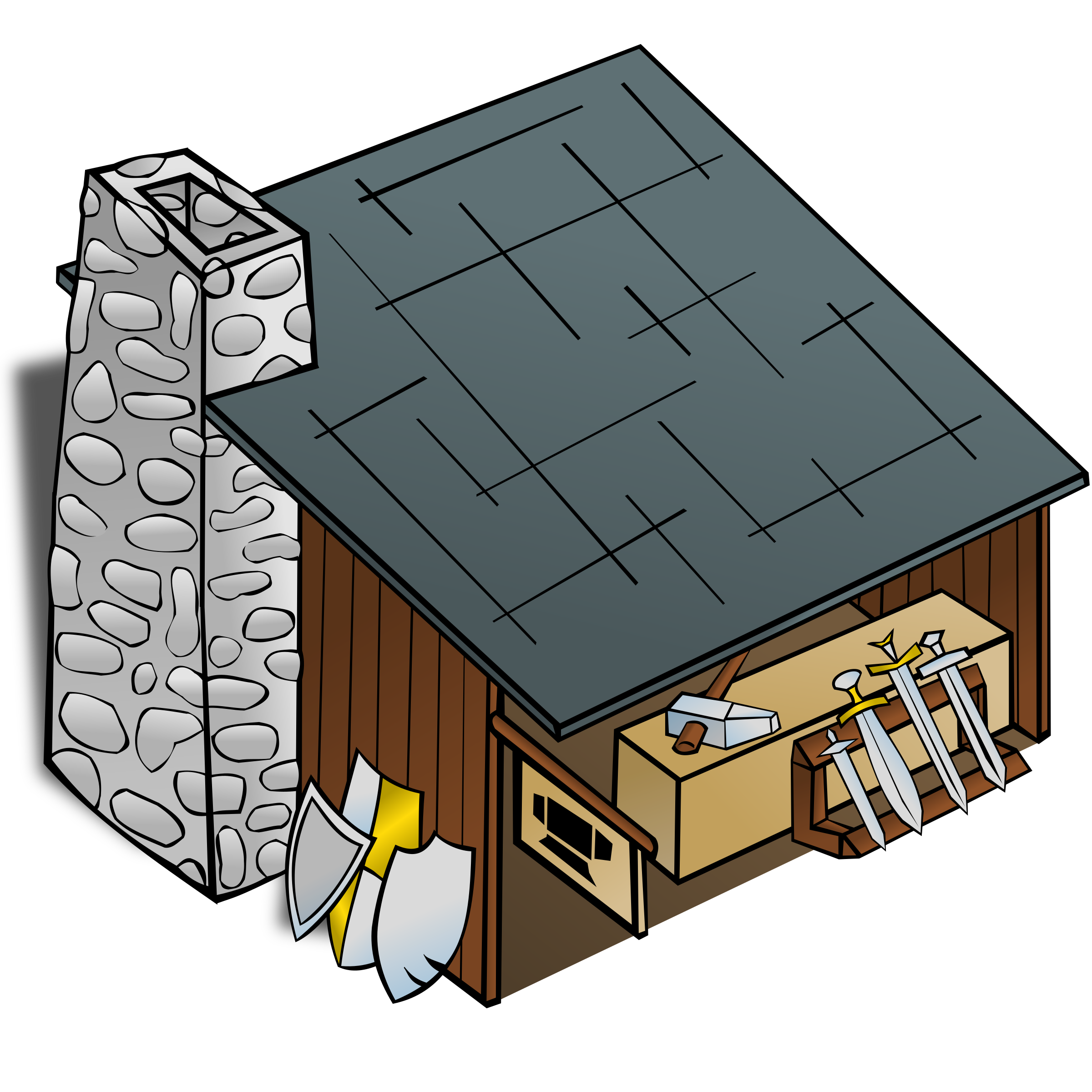 house clipart middle ages