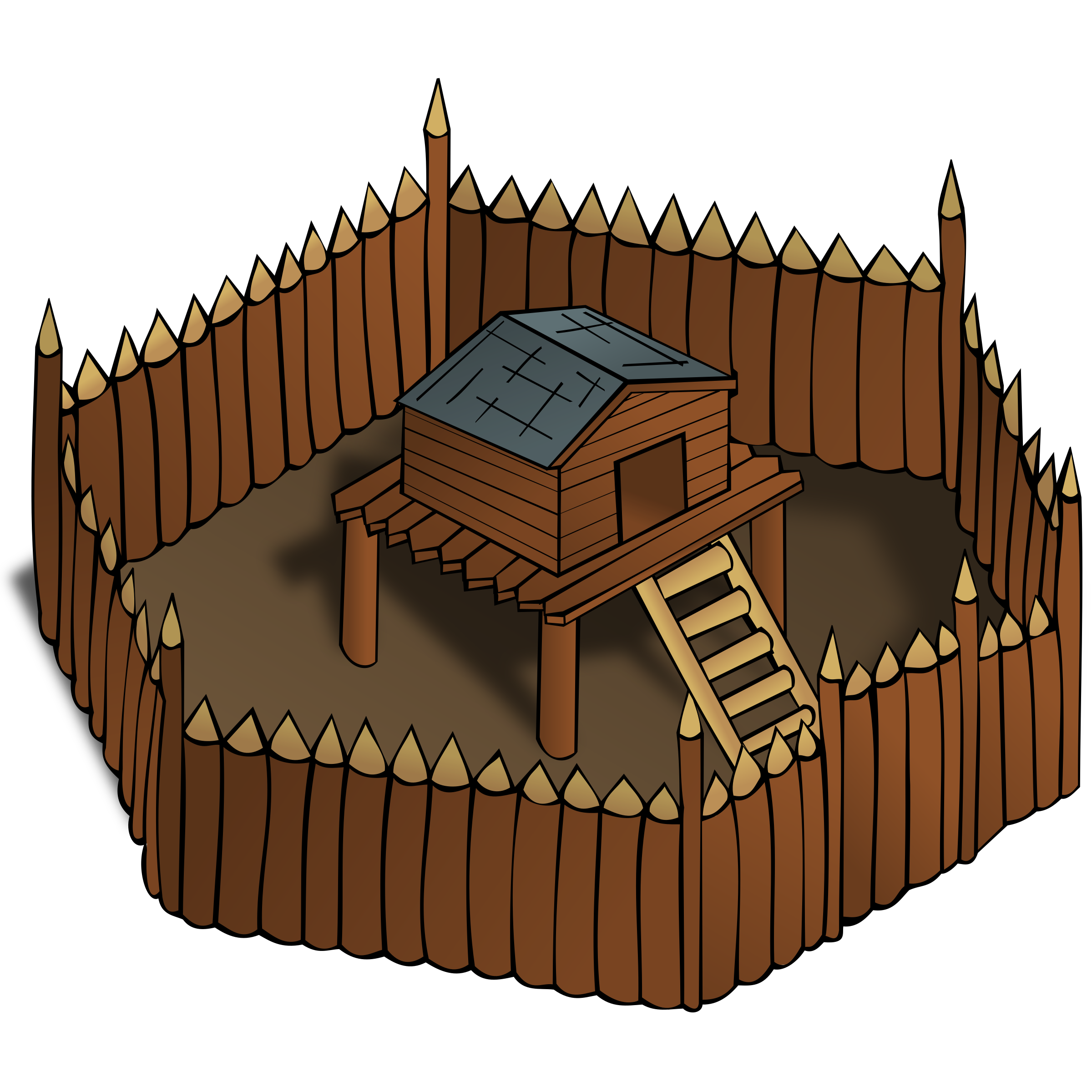 clipart houses middle ages