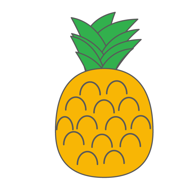 Free illustration distribution site. Clipart house pineapple