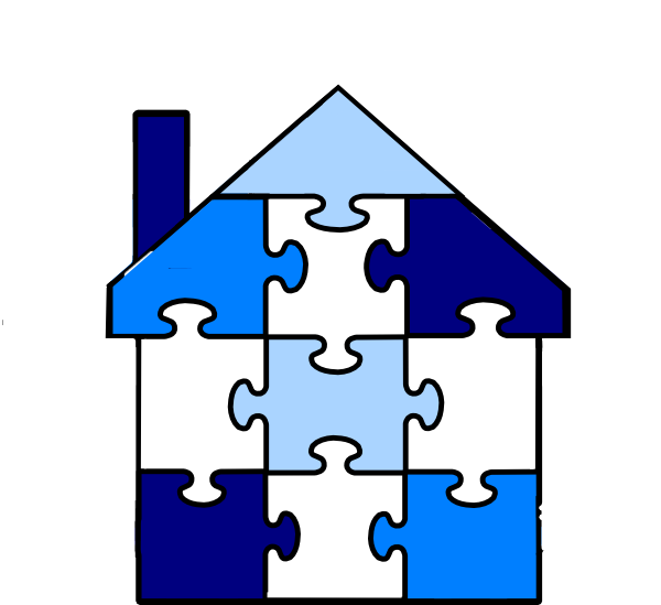 puzzle clipart house