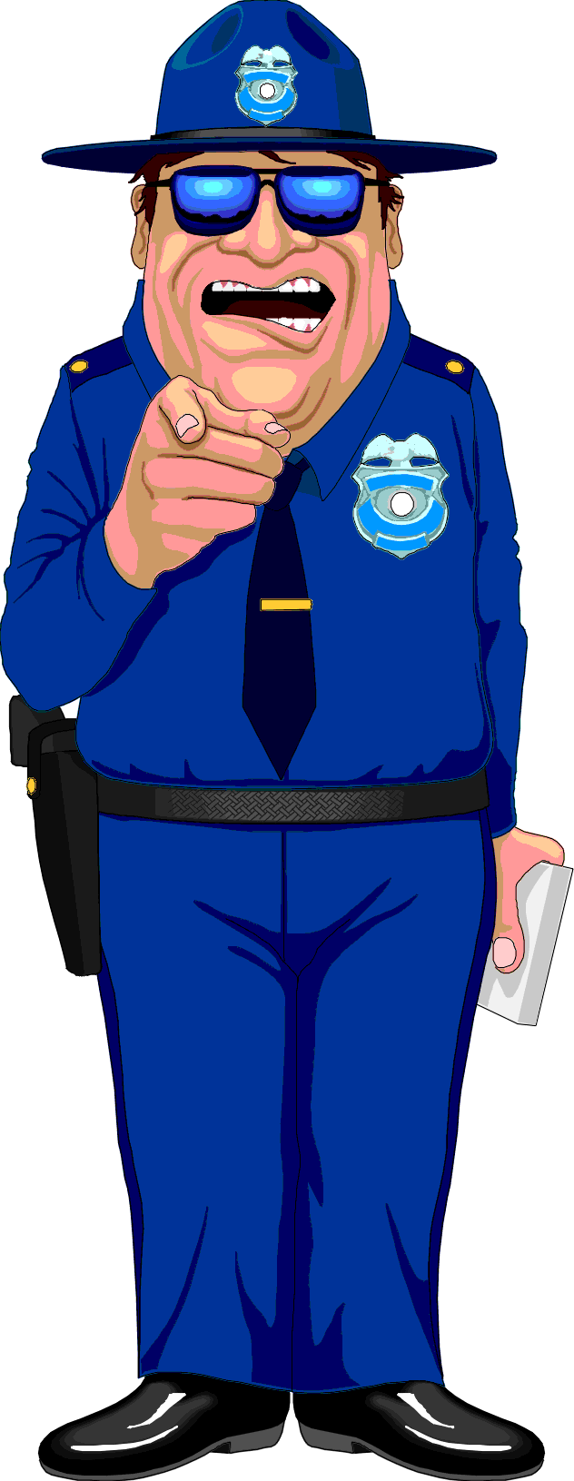 police clipart compliance