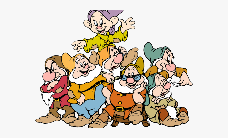 Clipart houses seven dwarfs. Snow white free 