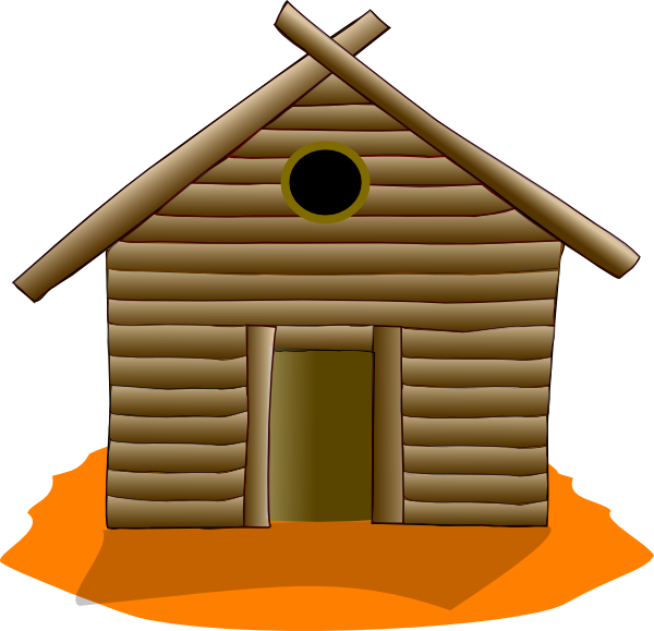 Wooden orange clip art. Clipart house wood