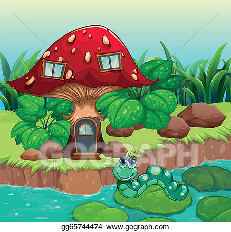 clipart houses worm