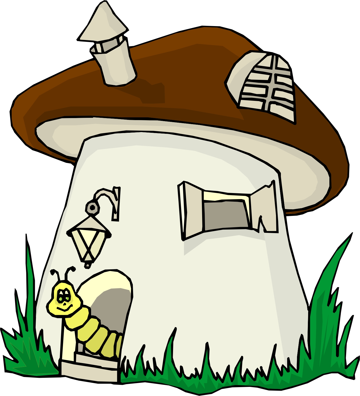 worm clipart house