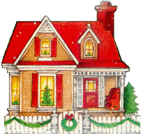 Clipart house xmas. Christmas animated houses 