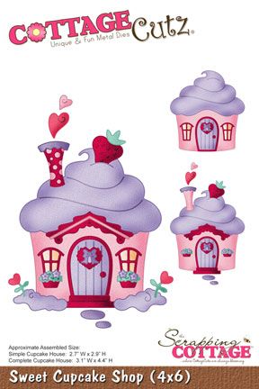 clipart houses cupcake