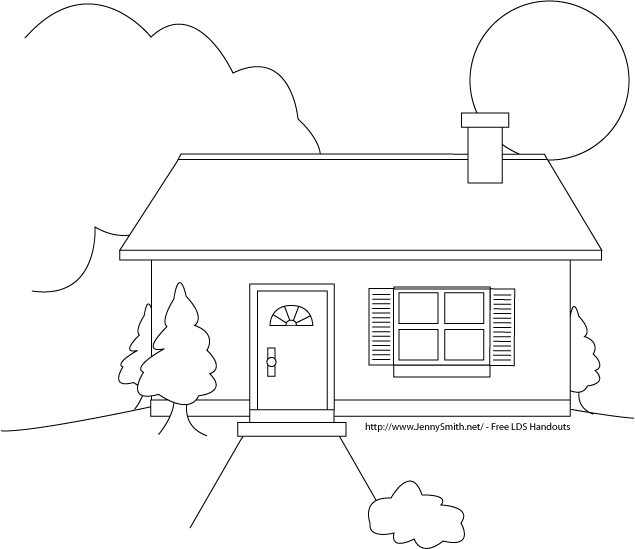 clipart houses diagram