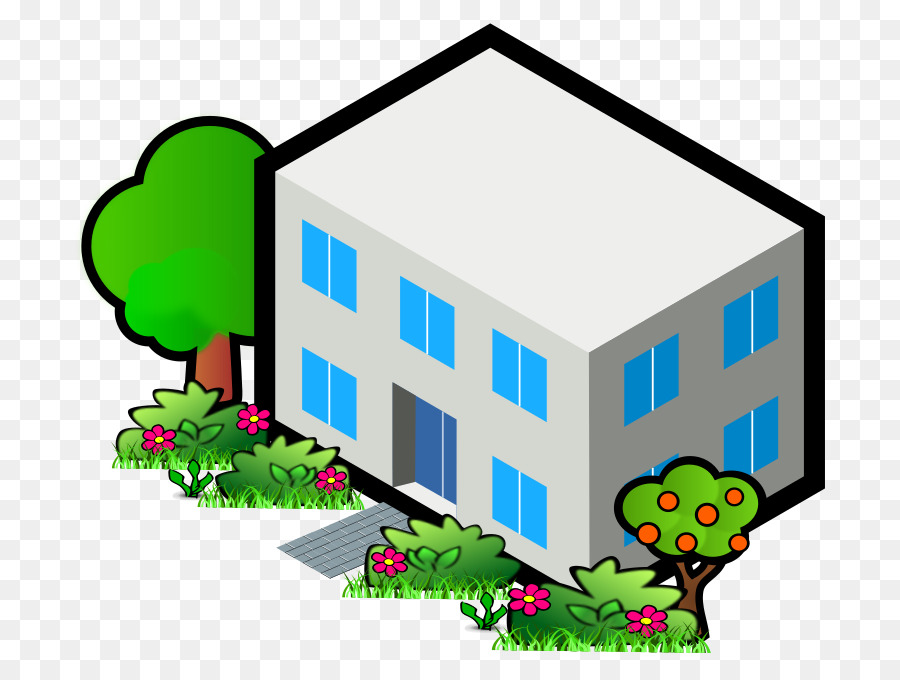 clipart houses flat