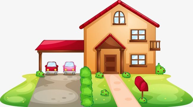 houses clipart garage