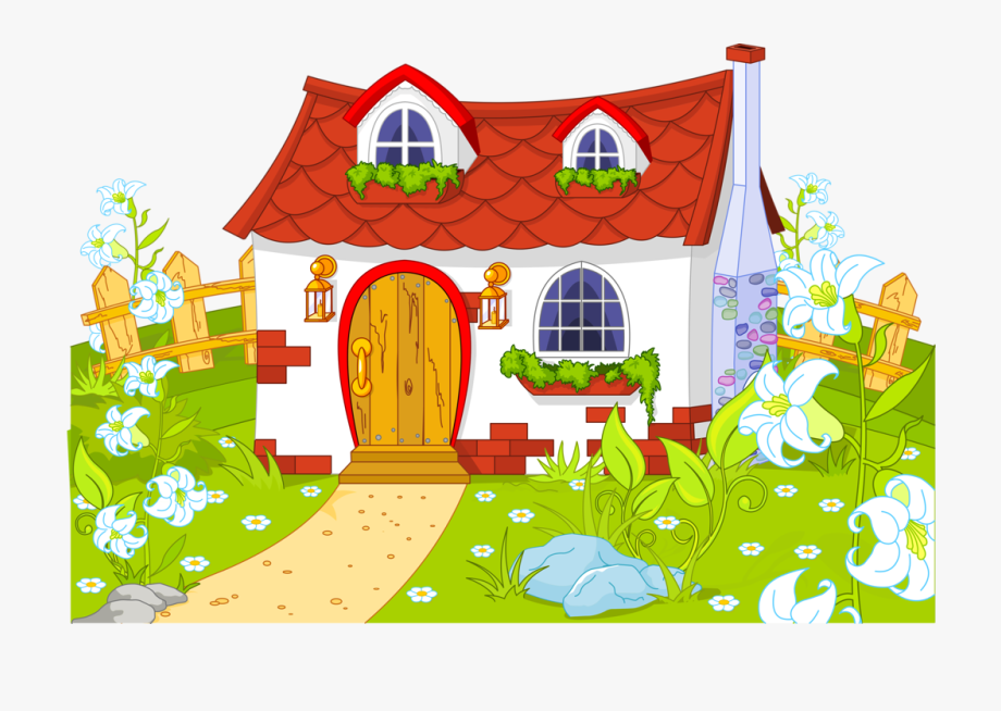 House free home with. Clipart houses garden