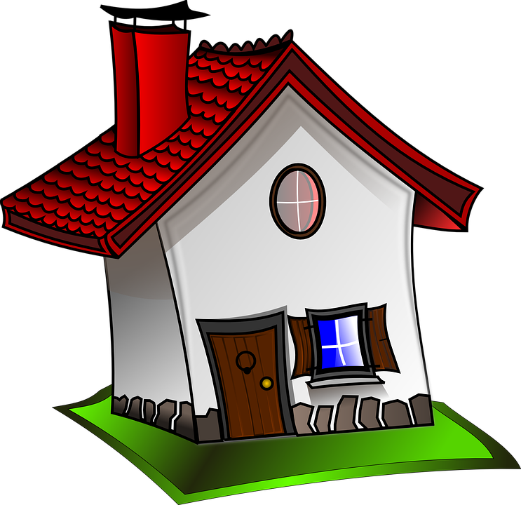 Clipart houses grey. Cartoon images of shop