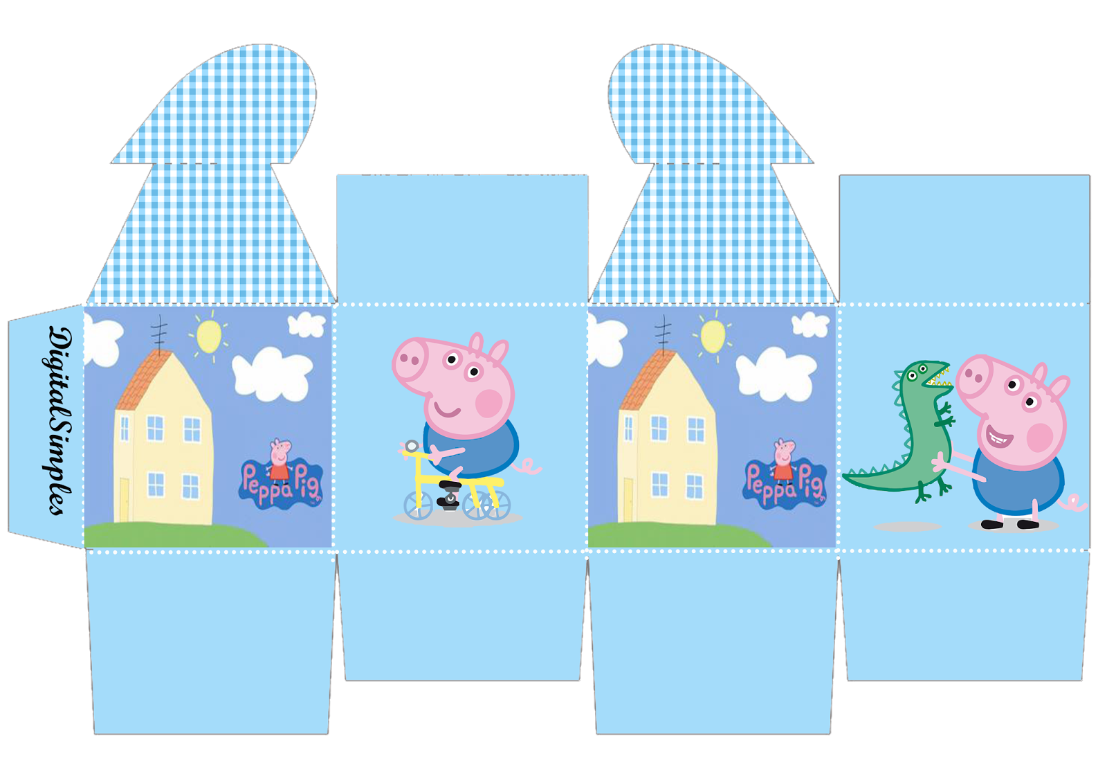 clipart houses peppa pig