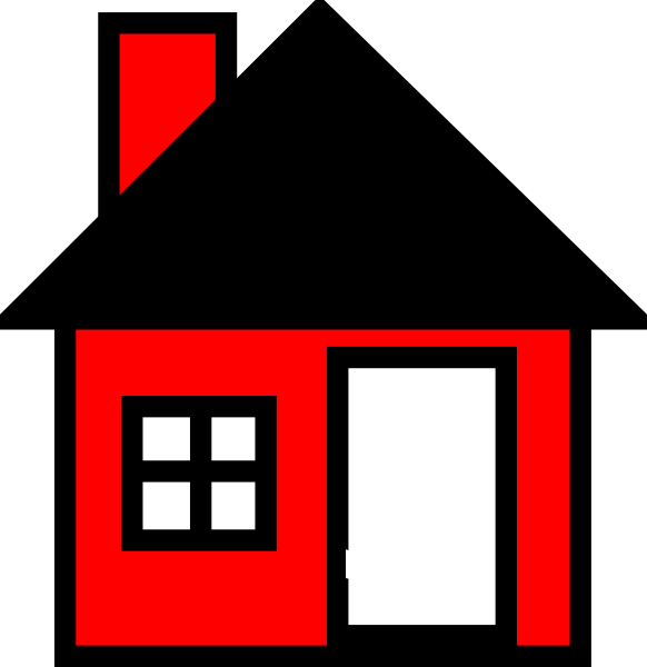 clipart houses staircase