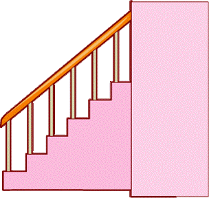 staircase clipart house
