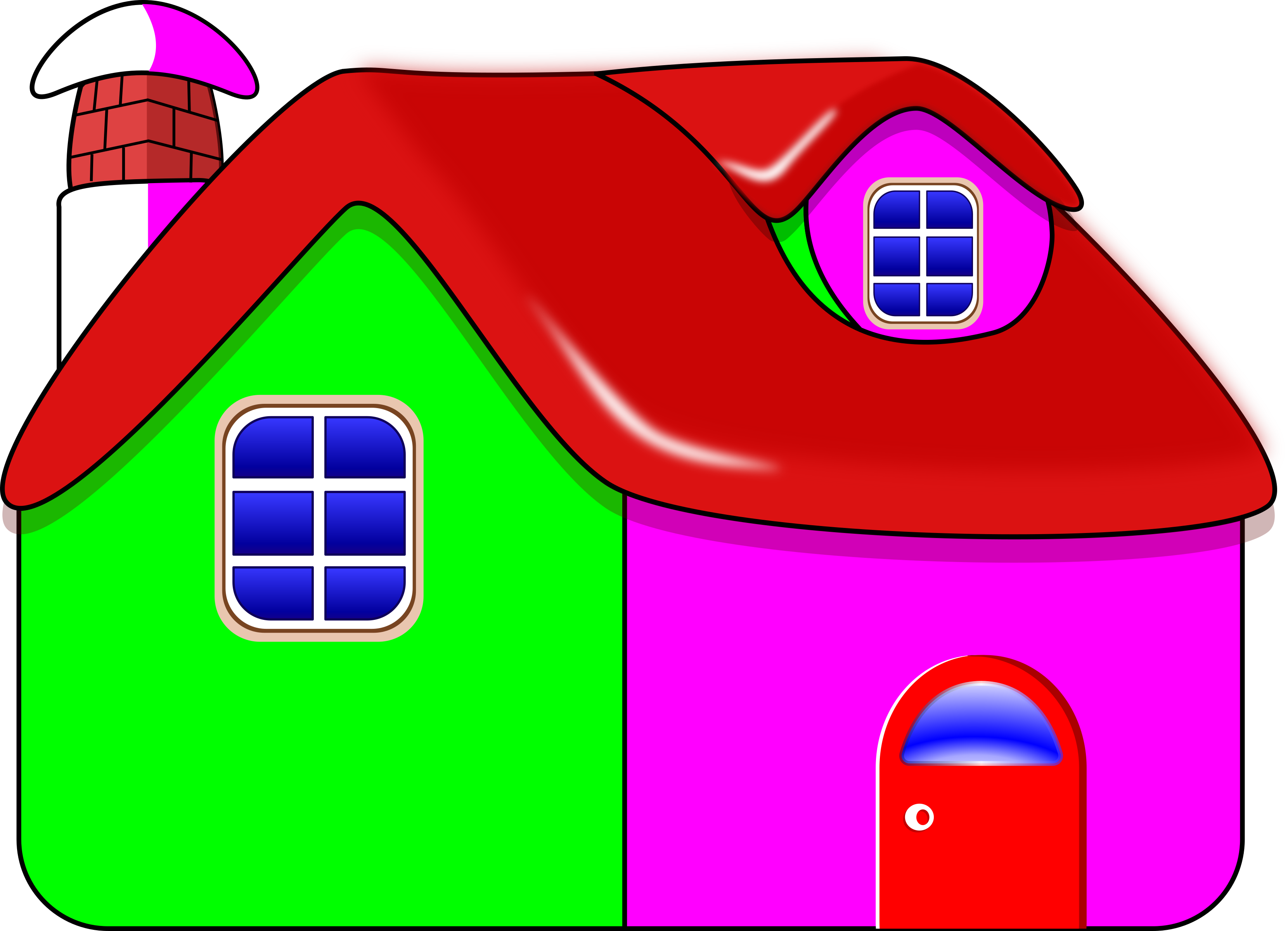 colors clipart house