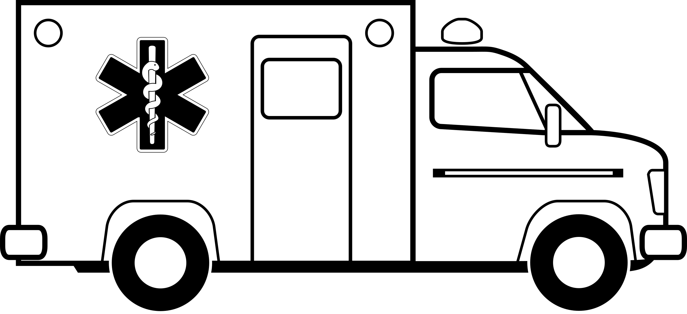 Printable Ambulance Coloring Pages