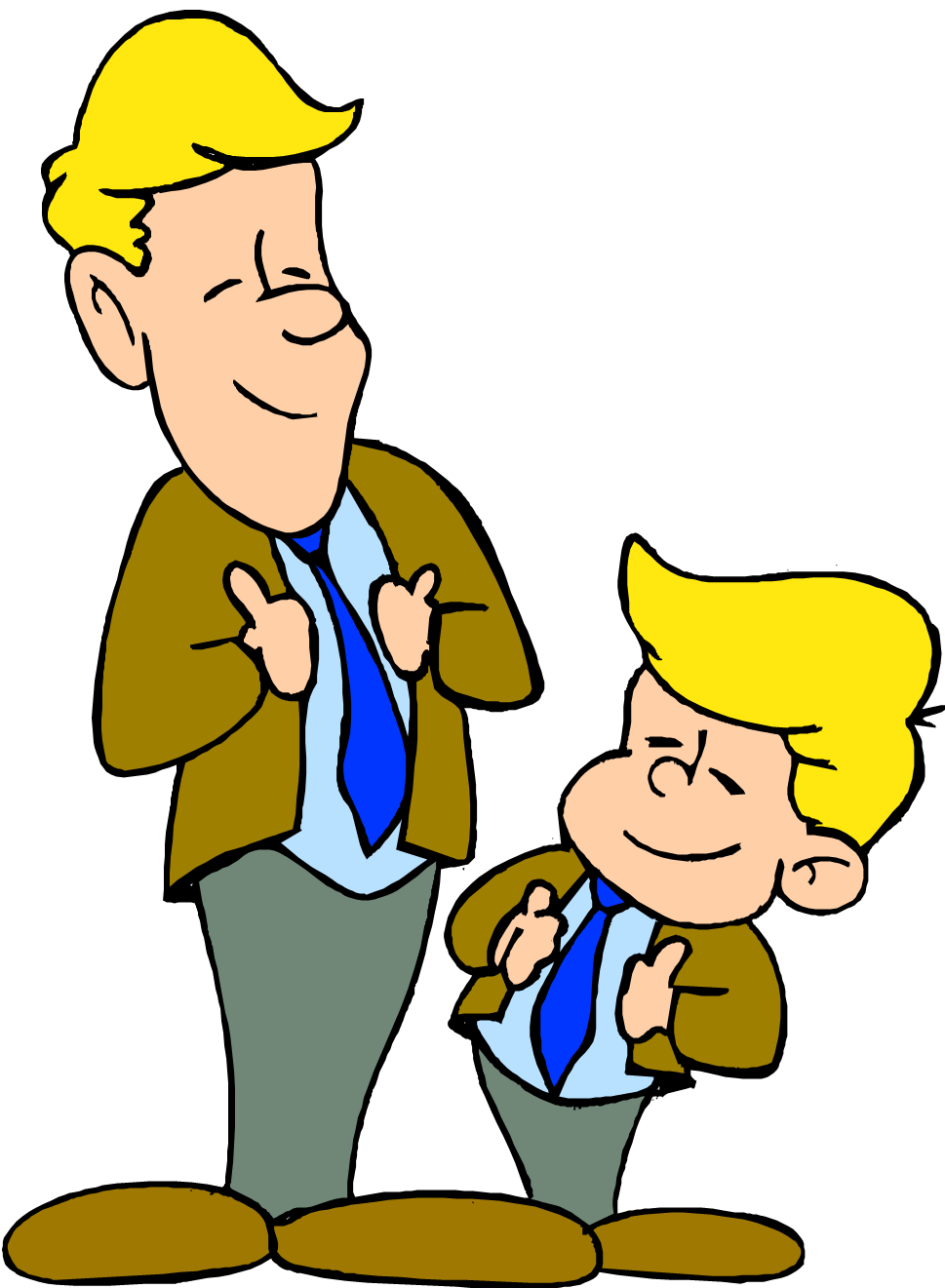 Father clipart uncle. And son collection vs