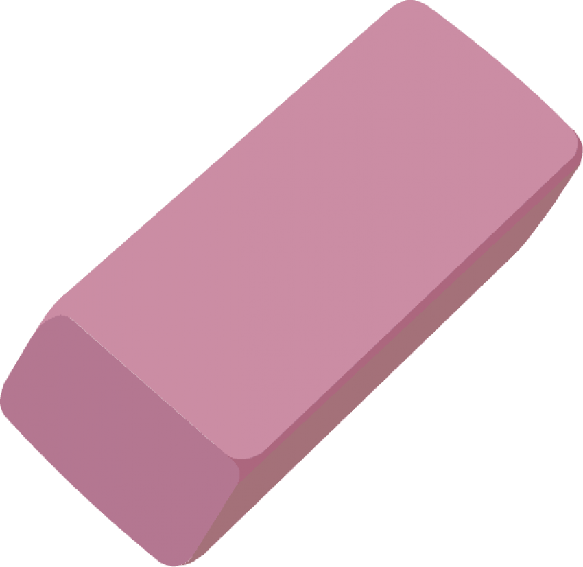 eraser clipart large pink