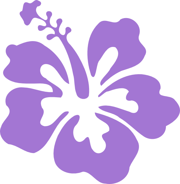 Hibiscus clipart real. Purple clip art at