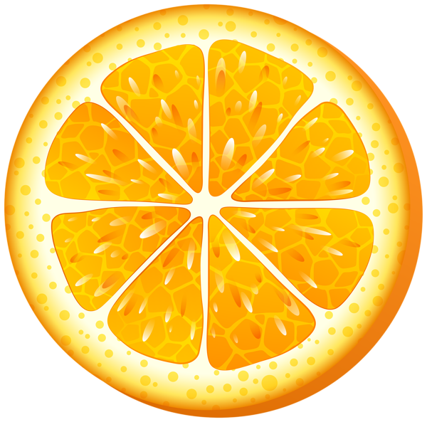 Orange clipart oragne. Slice png clip art