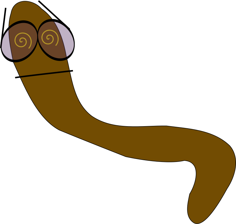 Worm clipart silhouette. At getdrawings com free